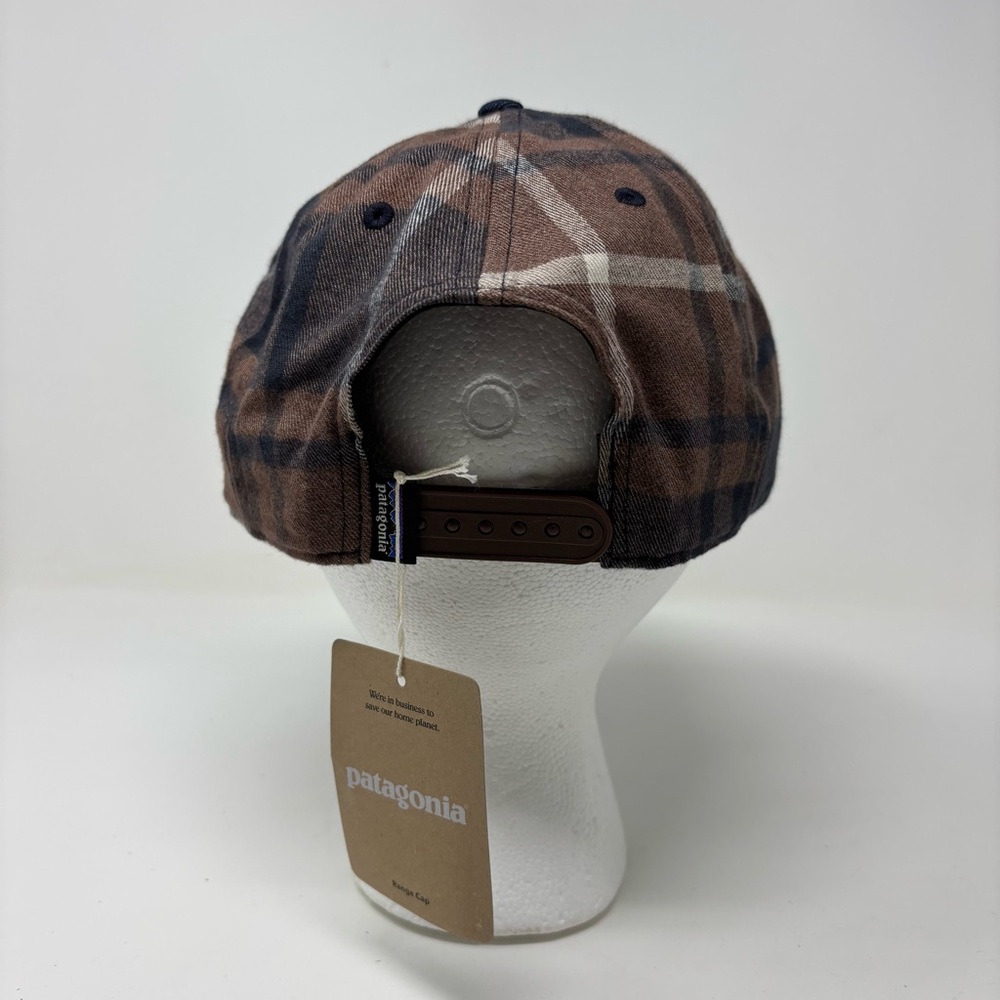 NWT PATAGONIA RANGE CAP HAT BROWN BLUE SNAPBACK OSFA - Picture 5 of 13